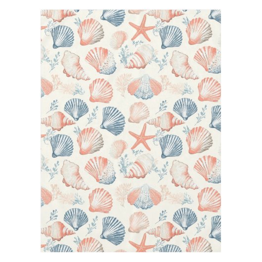 Nappe Côtière rustique - Coquillages, Starfish, Reef (23 (Devant)