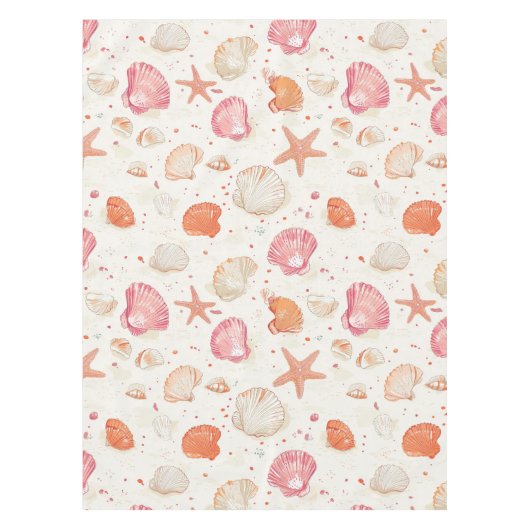 Nappe Côtière rustique - Coquillages, Starfish, Reef (28 (Devant)