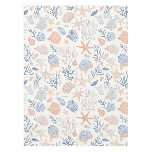 Nappe Côtière rustique - Coquillages, Starfish, Reef (34 (Devant)