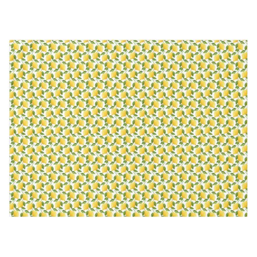 Nappe Coton citron décoratif (Devant (Horizontal))