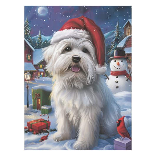 Nappe Coton De Tulear Winter Wonderland Christmas Joy (Devant)