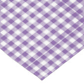 Nappe Cottage Lumineux Moderne Gingham Classique Violet (Angle)