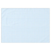 Nappe Couché de bébé à carreaux Gingham bleu clair blanc (Devant (Horizontal))