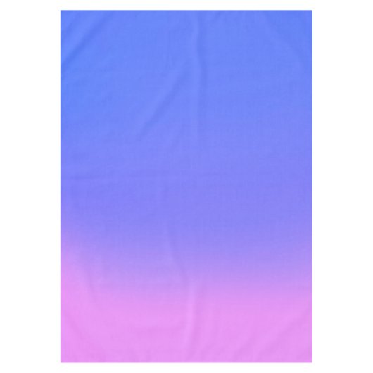Nappe Coucher de soleil Ombre rose et bleu (Devant)