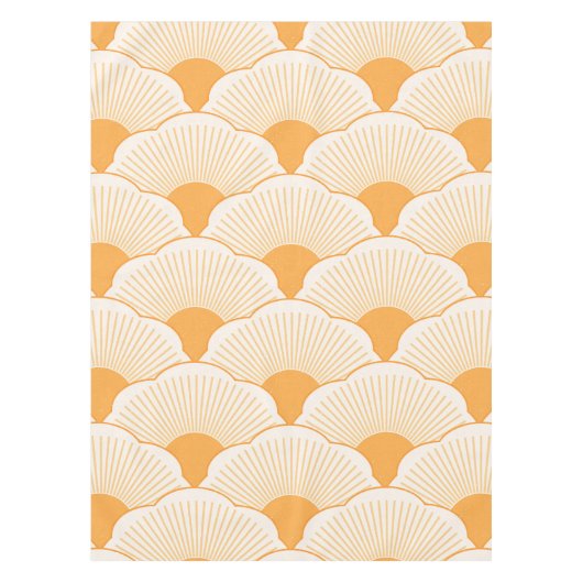 Nappe Coucher de soleil, orange tonale, texture béton (Devant)