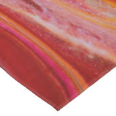 Nappe Coulée de lave dans différentes nuances de rouge (Angle)