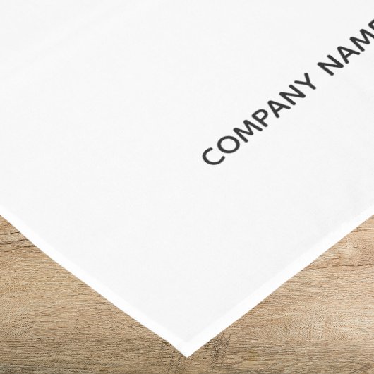 Nappe Couleur de marque du logo de l'entreprise