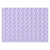 Nappe Couleur d'eau violet mignonne abstraites lignes mo (Devant (Horizontal))