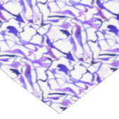 Nappe Couleur d'eau violet mignonne abstraites lignes mo (Angle)