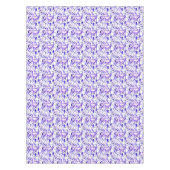 Nappe Couleur d'eau violet mignonne abstraites lignes mo (Devant)