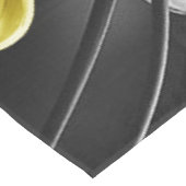 Nappe Couleur des tulipes gris et jaunes 2021 (Angle)