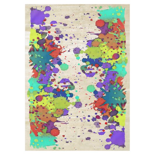 Nappe COULEUR FUNNY SPLASH I + vos idées (Devant)