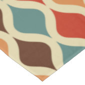 Nappe Couleur motif rétro (Angle)