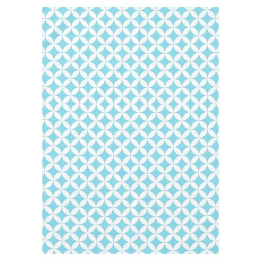 Nappe Couleur personnalisée blanche du cercle de répétit (Devant)