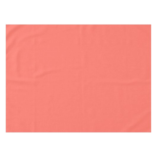 Nappe Couleur solide rose corail moderne (Devant (Horizontal))