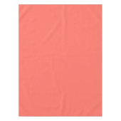 Nappe Couleur solide rose corail moderne (Devant)