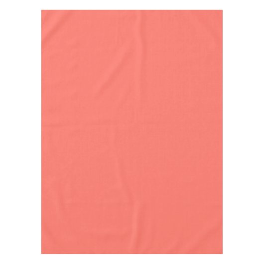 Nappe Couleur solide rose corail moderne (Devant)