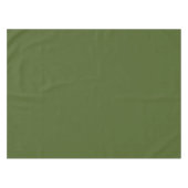 Nappe Couleur solide verte de mousse foncée (Devant (Horizontal))