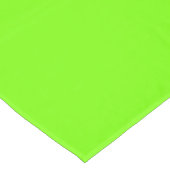Nappe couleur solide verte fluorescente (Angle)