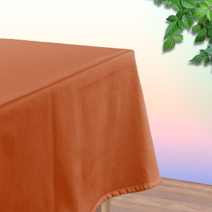Nappe Couleur Uni Rouille   Classique   Élégant