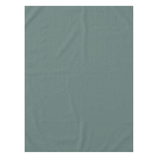 Nappe Couleur verte solide Eucalyptus | Hex# 5B7570 (Devant)