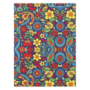 Nappe Couleurs arc-en-ciel Design de marguerite