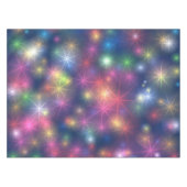 Nappe Couleurs arc-en-ciel Étoiles de Noël (Devant (Horizontal))