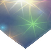 Nappe Couleurs arc-en-ciel Étoiles de Noël (Angle)