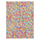 Nappe Couleurs arc-en-ciel Motif de doodle Crayon tiré à (Devant)