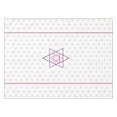 Nappe Couleurs Chaleureuses Etoiles de Fêtes Juives (Devant (Horizontal))