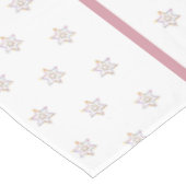 Nappe Couleurs Chaleureuses Etoiles de Fêtes Juives (Angle)