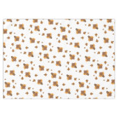Nappe Couleurs chaudes de Thanksgiving Dinde (Devant (Horizontal))