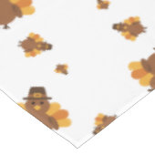 Nappe Couleurs chaudes de Thanksgiving Dinde (Angle)