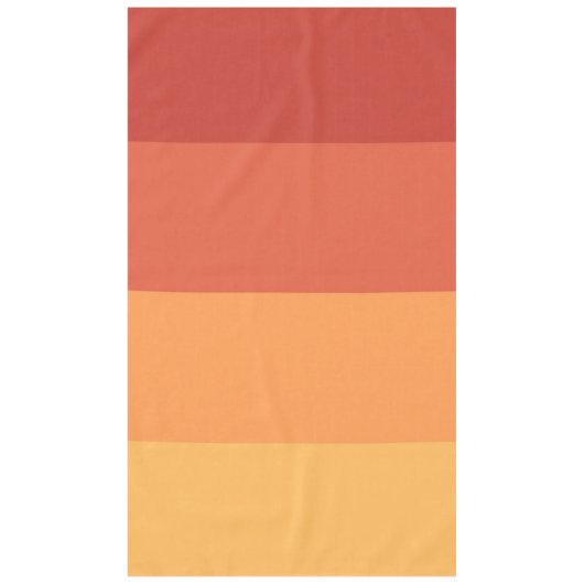 Nappe Couleurs chaudes - teintes rétro (Devant)