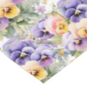 Nappe Couleurs Chic du Printemps Pensées Pensées (Angle)