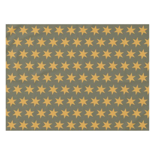 Nappe Couleurs de tendance Motif étoile Mango vert (Devant (Horizontal))
