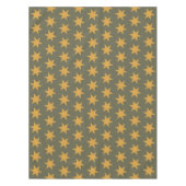 Nappe Couleurs de tendance Motif étoile Mango vert (Devant)