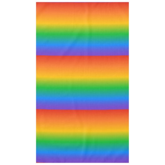 Nappe Couleurs dégradées arc-en-ciel (Devant)