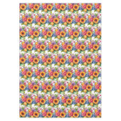 Nappe Couleurs Florales de Printemps Chic (Devant)