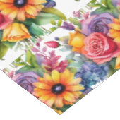 Nappe Couleurs Florales de Printemps Chic (Angle)