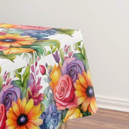 Nappe Couleurs Florales de Printemps Chic (In Situ)