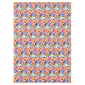Nappe Couleurs Florales de Printemps Élégantes (Devant)