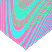 Nappe COULEURS FLUO - Art Fractal - (Angle)