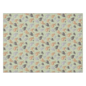 Nappe Couleurs neutres du Motif de lapin mou (Devant (Horizontal))