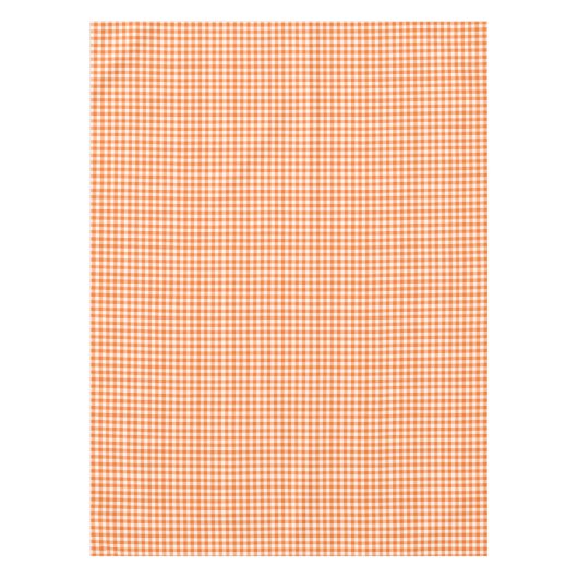 Nappe Couleurs oranges et blanches du guingan | (Devant)