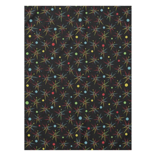 Nappe Couleurs personnalisées de point rétro atomique de (Devant)