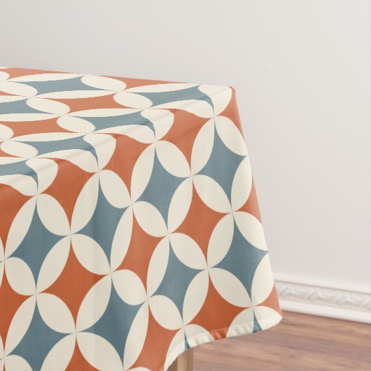 Nappe Couleurs rétro Mi-Siècle Cercles modernes (In Situ)