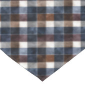 Nappe Country Blue Red White Grey Squares Christmas (Angle)