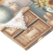 Nappe Country Classics Cuisine rétro avec tournesols (Angle)