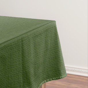 Nappe Country Faux Green Burlap Tissu de table
